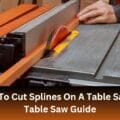 How To Cut Splines On A Table Saw?